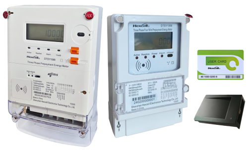 Three phase electronic prepaid electricity meter (RF card) (DTSY1088)